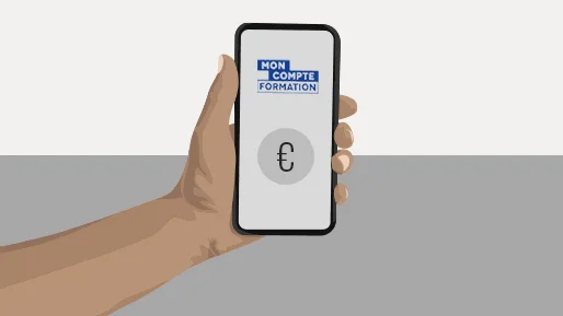 Interface mobile financement formation taxi cpf